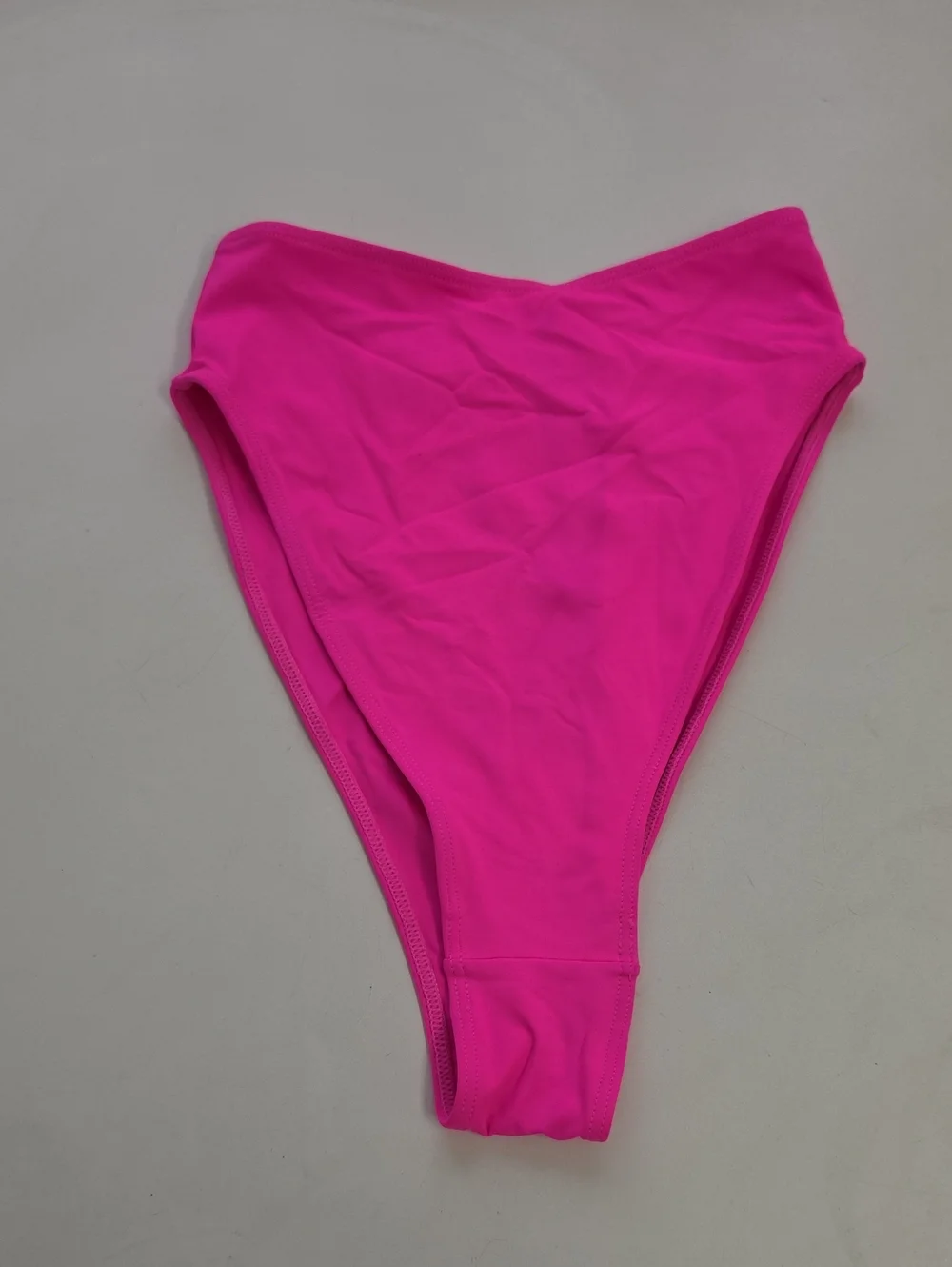Frankie's Bikinis Hot Pink High-Cut Bikini Bottom